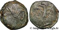 FRANCE Bronze lourd à l’aigle et au croissant GALLIA - CARNUTES (Beauce area) Chartres (28) c. 52 AC. (18mm, 5,18g, 9h) -