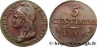 FRANCE 5 centimes Dupré, petit module DIRECTOIRE Paris 1796 (23mm, 4,99g, 6h) -