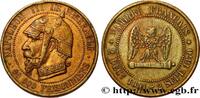 FRANCE Médaille satirique Lt 27, type E “Chouette penchée SATIRICAL COINS - 1870 WAR AND BATTLE OF SEDAN 1870 (27mm, 7,12g, 12h) -