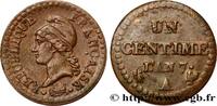 FRANCE Un centime Dupré, grand 7, 53/49 DIRECTOIRE Paris 1799 (18mm, 2,02g, 6h) -