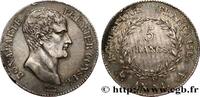 FRANCE 5 francs Bonaparte Premier Consul CONSULATE Paris 1803 (37mm, 24,73g, 6h) -