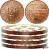 FRANCE Essai de virole en bronze au module de 5 francs pa CHARLES X Paris n.d. (37mm, 21,56g, 6h) -