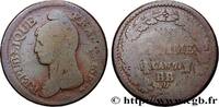 FRANCE Un décime Dupré, grand module DIRECTOIRE Strasbourg 1799 (32mm, 17,69g, 6h) -