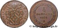 ITALY - PAPAL STATES - PIUS IX (Giovanni Maria Mas 5 Baiocchi an VI ITALY - PAPAL STATES - PIUS IX (Giovanni Maria Mastai Ferretti) Rome 1851 (40mm, 39,85g, 6h) -