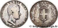 ITALY - KINGDOM OF SARDINIA - CHARLES-ALBERT 5 Lire ITALY - KINGDOM OF SARDINIA - CHARLES-ALBERT Gênes 1847 (37mm, 24,41g, h) -