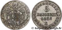 ITALY - PAPAL STATES - PIUS IX (Giovanni Maria Mas 5 Baiocchi an XIX ITALY - PAPAL STATES - PIUS IX (Giovanni Maria Mastai Ferretti) Rome 1864 (17mm, 1,43g, 6h) -