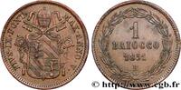 ITALY - PAPAL STATES - PIUS IX (Giovanni Maria Mas 1 Baiocco an V ITALY - PAPAL STATES - PIUS IX (Giovanni Maria Mastai Ferretti) Rome 1851 (30mm, 10,07g, 6h) -