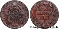 ITALY - PAPAL STATES - PIUS IX (Giovanni Maria Mas 1/2 Baiocco an IV ITALY - PAPAL STATES - PIUS IX (Giovanni Maria Mastai Ferretti) Rome 1848 (23,5mm, 4,76g, 6h) -