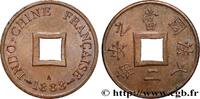 FRENCH INDOCHINA 1 Sapèque (1/500 de Piastre) FRENCH INDOCHINA Paris 1888 (20mm, 2,05g, 6h) -