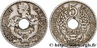 FRENCH INDOCHINA 5 Centièmes FRENCH INDOCHINA Paris 1924 (24mm, 4,71g, 6h) -