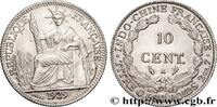 FRENCH INDOCHINA 10 Centièmes FRENCH INDOCHINA Paris 1929 (19mm, 2,701g, 6h) -