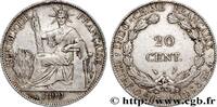 FRENCH INDOCHINA 20 Centièmes FRENCH INDOCHINA Paris 1899 (26mm, 5,41g, 6h) -