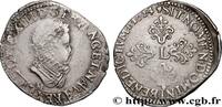 FRANCE Demi-franc au buste enfantin et fraisé LOUIS XIII Toulouse 1624 (29mm, 6,97g, 7h) -