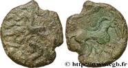 FRANCE Bronze aux chevaux et au serpent AMBIANI (Area of Amiens) Amiens (80) c. 60-40 AC. (15,5mm, 2,41g, 2h) -