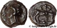 FRANCE Potin au taureau et au lis, classe Ia HIGH AND MIDDLE SEINE Ier siècle avant J.-C. (18mm, 3,78g, 3h) -