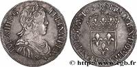 FRANCE Demi-écu, portrait à la mèche longue LOUIS XIV THE SUN KING Narbonne 1650 (32,5mm, 13,54g, 6h) -