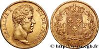 FRANCE 40 francs or Charles X, 1er type CHARLES X Paris 1824 (26mm, 12,89g, 6h) -