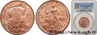 FRANCE 5 centimes Daniel-Dupuis III REPUBLIC 1913 (25mm, 5,00g, 6h) -
