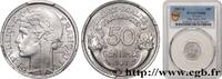 FRANCE 50 centimes Morlon, légère IV REPUBLIC Beaumont-le-Roger 1947 (18mm, 0,70g, 6h) -