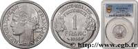 FRANCE 1 franc Morlon, légère PROVISIONAL GOVERNEMENT OF THE FRENCH REPUBLIC 1946 (23mm, g, 6h) -