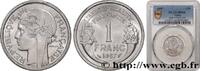 FRANCE 1 franc Morlon, légère IV REPUBLIC 1957 (23mm, 1,30g, 6h) -