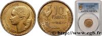 FRANCE 10 francs Guiraud IV REPUBLIC 1957 (20mm, 3g, 6h) -
