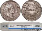 FRANCE Quart (de franc) Bonaparte Premier Consul CONSULATE Paris 1804 (15mm, 1,28g, 6h) -