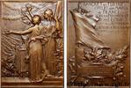 FRANCE Plaquette, Banquet des tuileries offert aux maires TROISIÈME RÉPUBLIQUE 54 - Pierre-Percée 1900 (64mm, 74,48g, 12h) -