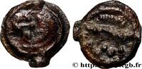 FRANCE Potin au sanglier enseigne, tête chevelue GALLIA - AULERCI EBUROVICES (Area of Évreux) Évreux (27) c. 60-50 AC. (16mm, 2,92g, 9h) -