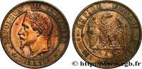 FRANCE Dix centimes Napoléon III, tête laurée SECOND EMPIRE Paris 1861 (30mm, 9,98g, 6h) -