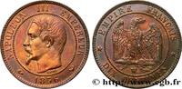 FRANCE Dix centimes Napoléon III, tête nue SECOND EMPIRE Lille 1856 (30mm, 9,85g, 6h) -