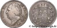 FRANCE 2 francs Louis XVIII LOUIS XVIII Paris 1823 (27mm, 9,87g, 6h) -