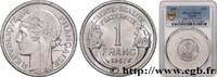 FRANCE 1 franc Morlon, légère IV REPUBLIC 1957 (23mm, 1,30g, 6h) -
