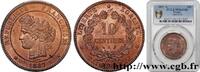 FRANCE 10 centimes Cérès III REPUBLIC Paris 1887 (30,17mm, 10,0g, 6h) -