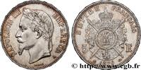 FRANCE 5 francs Napoléon III, tête laurée SECOND EMPIRE Paris 1870 (37mm, 24,98g, 6h) -