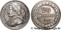 VATICAN AND PAPAL STATES 20 Baiocchi Pie IX an IV VATICAN AND PAPAL STATES Rome 1850 (23mm, 5,35g, 6h) -