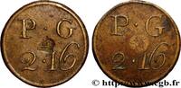 FRANCE Poids monétaire pour la demi-guinée ANGLETERRE - POIDS MONÉTAIRE n.d. (18,5mm, 4,14g, 12h) -