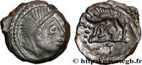 FRANCE Bronze au sanglier enseigne GALLIA - AULERCI EBUROVICES (Area of Évreux) Évreux (27) c.60-50 AC. (16mm, 2,37g, 1h) -