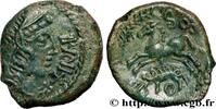 FRANCE Bronze IBRVIXS au cheval et au sanglier GALLIA - AULERCI EBUROVICES (Area of Évreux) Évreux (27) c. 50-40 AC. (16mm, 2,50g, 1h) -