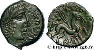 FRANCE Bronze LIXOVIATIS au cheval et à la rouelle LEXOVII (Area of Lisieux) Ier siècle avant J.-C. (16mm, 3,04g, 9h) -
