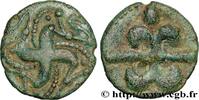 FRANCE Bronze au swastika VELIOCASSES (Area of Norman Vexin) c. 60-50 AC. (14mm, 1,59g, h) -
