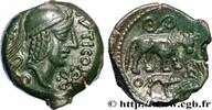 FRANCE Bronze SVTICOS, classe I au taureau VELIOCASSES (Area of Norman Vexin) c. 50-40 AC. (16mm, 3,13g, 5h) -