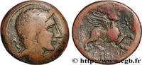 FRANCE Unité de bronze ou as au pégase HISPANIA - SPAIN - IBERIAN - CASTULO/KASTILO (Province of Jaen/Calzona) c. 150 AC (27,5mm, 17,48g, 5h) -
