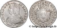 FRANCE Demi-écu aux branches d'olivier, buste habillé LOUIS XV THE BELOVED Nantes 1726 (32mm, 14,50g, 6h) -