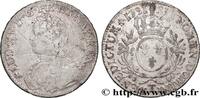 FRANCE Écu aux branches d'olivier, buste habillé LOUIS XV THE BELOVED Nantes 1731 (40,5mm, 28,89g, 6h) -