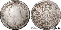 FRANCE Dixième d’écu aux branches d’olivier, buste habill LOUIS XV THE BELOVED La Rochelle 1730 (22,5mm, 2,74g, 6h) -