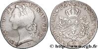 FRANCE Écu aux branches d’olivier, tête ceinte d’un bande LOUIS XV THE BELOVED Grenoble 1744 (40,5mm, 28,74g, 6h) -