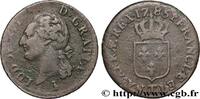 FRANCE Demi-sol dit à l'écu LOUIS XVI Nantes 1785 (25,5mm, 5,62g, 6h) -