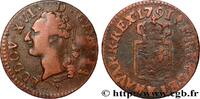 FRANCE Liard dit “à l'écu” LOUIS XVI Bordeaux 1791 (21mm, 2,92g, 6h) -