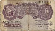 ENGLAND 10 Shillings ENGLAND 10 Shillings 1940 G -